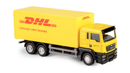 RMZ City Scania DHL dostawczy w skali 1:64