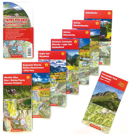 Tatry polskie. Schematy szlaków turystycznych wyd. 3