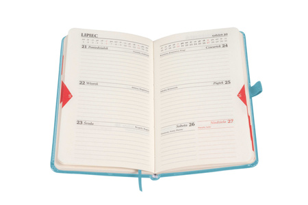 Kalendarz 2026 Memofix A6 TDW błękitny