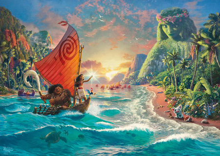 Puzzle 1000 PQ T. Kinkade Vaiana Skarb oceanu Disney 111742