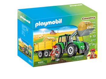 Playmobil Traktor z przyczepą 9317