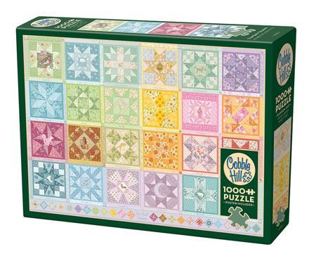 Puzzle 1000 Patchwork z gwiazdami 112196