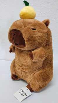 Maskotka Kapibara z owocem 30cm