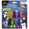 Kredki misie do nauki rysowania Kidea 6 kolorów