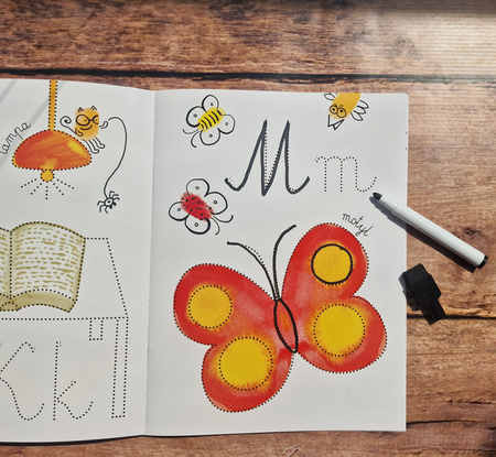 Kształty. Akademia mądrego dziecka. Rysuję i ścieram