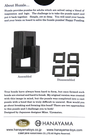 Łamigłówka Huzzle Cast Quartet poziom 6/6