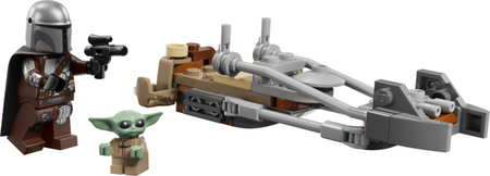 Lego Star Wars Śmigacz Mandalorianina i Grogu 75436