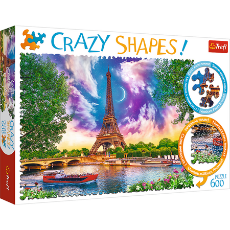 Puzzle 600 Crazy Shapes Niebo nad Paryżem 11115