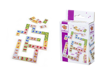 Gra Domino ze zwierzątkami EH Friends