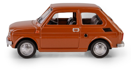 PRL Fiat 126P brązowy