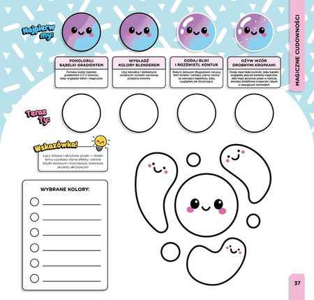 Kawaii Patterns. Kolorowanki do zakochania