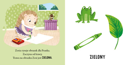 Zosia odkrywa kolory. Jeżyk Franek