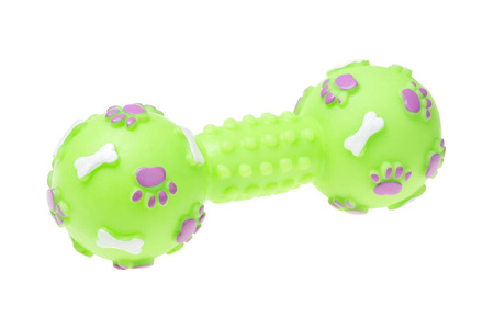 Hantel  piszczący 14,3 cm dla zwierząt 1szt.mix