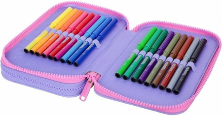 Piórnik 2-komorowy z wyposażeniem Coolpack Jumper 2 Sew Heart