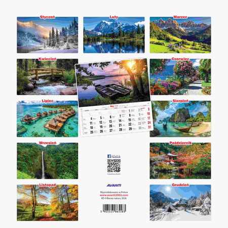 Kalendarz 2026 Barwy przyrody KD-9