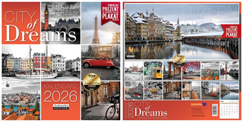 Kalendarz 2026 classic City of dreams
