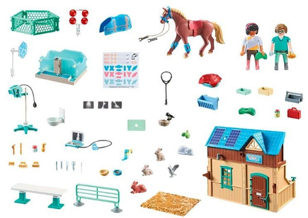 Playmobil Hipoterapia i lecznica zwierząt 71352