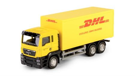 RMZ City Scania DHL dostawczy w skali 1:64