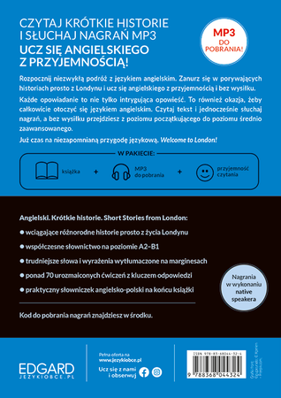Angielski. Krótkie historie. Short stories from London. Poziom A2-B1