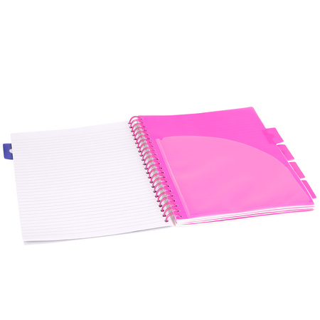 Kołozeszyt Strigo A4 Project Book Neon zielony linia