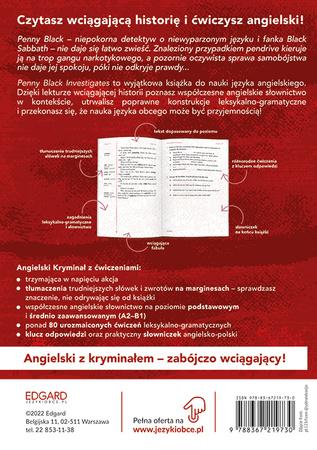 Penny Black Investigates. Angielski kryminał z ćwiczeniami. Poziom A2-B1
