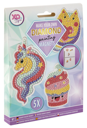 Diamentowe ozdabianie magnesów XO