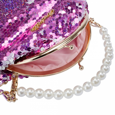 Torebka elegancka cekinowa portmomnetka Girabrilla