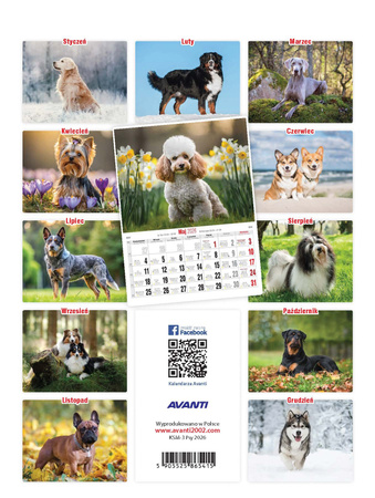 Kalendarz 2026 Psy KSM-3