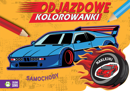 Samochody. Odjazdowe kolorowanki