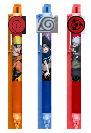 Długopis z Toperem Naruto 3 sztuki NA00004