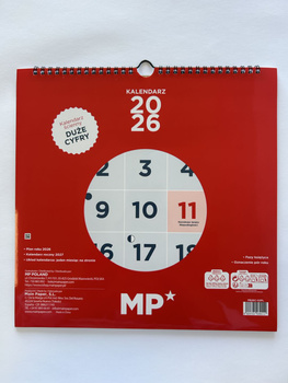Kalendarz 2026 ścienny motyw Main Paper