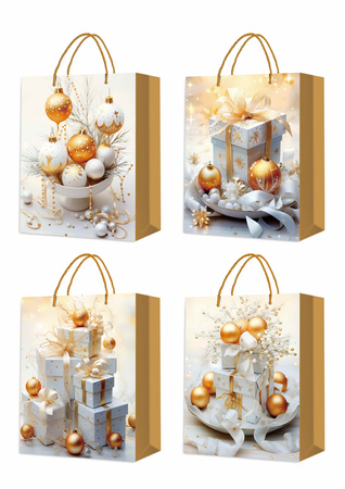 Torebki prezentowe BN 12 sztuk mix wzorów WK 22560 S