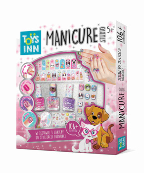 Zestaw manicure studio Pets 3 lakiery ToysInn STN 7601
