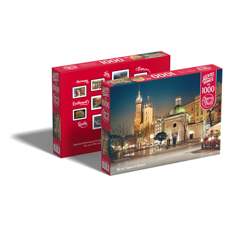 Puzzle 1000 CherryPazzi Market Square in Cracow 30004