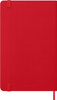 Kalendarz 2026 12M Moleskine L twarda oprawa tygodniowy Scarlet Red 13x21cm