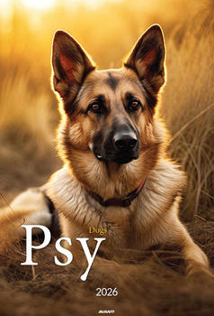 Kalendarz 2026 A3 Psy A3-14