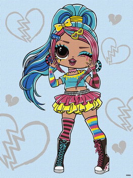 Malowanie po numerach IDEYKA 30x40cm L.O.L. Surprise! Tweens Emma