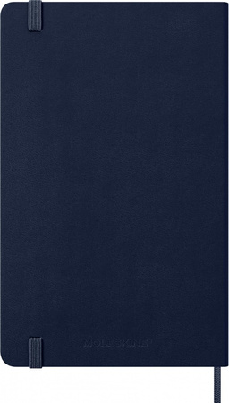 Kalendarz 2026 12M Moleskine L twarda oprawa dzienny Sapphire Blue 13x21cm