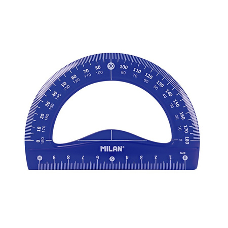Zestaw geometryczny Milan niebieski na blistrze 4 sztuki