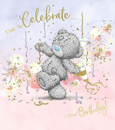 Karnet urodzinowy Time to Celebrate Your Birthday 152x127