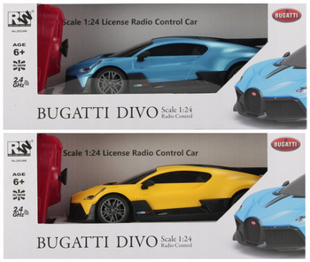 Auto osobowe zdalnie sterowane R/C FF Bugatti 1szt.mix