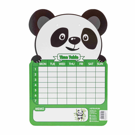 Tablica suchościeralna Astra Fun + marker 1szt.mix