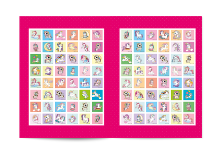 Jednorożce zapraszają do zabawy. Moje jednorożce. Odrysuj koloruj