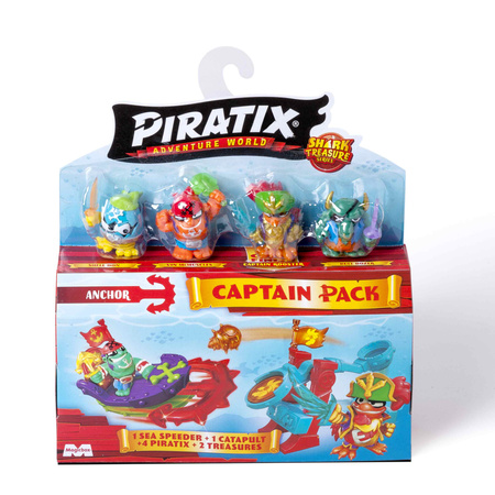 Piratix Shark Treasure Captain Pack 1szt.mix