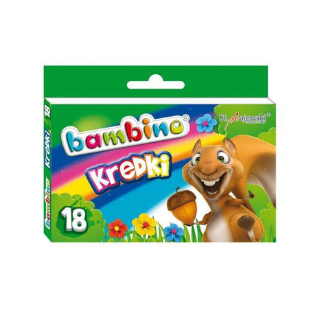Kredki ołówkowe Bambino 18 kolorów
