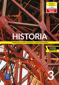 Nowa historia podręcznik 3 liceum i technikum zakres rozszerzony EDYCJA 2024