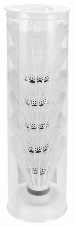 Lotki do badmintona białe 6 sztuk