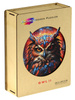 Puzzle 200 drewniane kolorowe Sowa 2