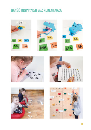 Sylabowe zabawy Nauka czytania poprzez ruch i zabawę bez kart pracy