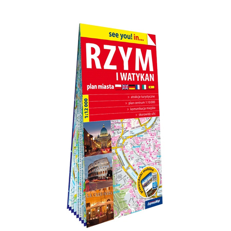 Rzym i Watykan mapa samochodowa 1:12 000 papier 2024